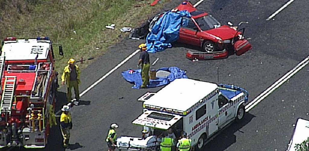 Paul Myatt, 45, and daughter Imogen, 18, died after a crash near Toogoolawah. The family was returning home to Toowoomba after a trip to the coast. Paul Myatt, 45, and daughter Imogen, 18, died after a crash near Toogoolawah. The family was returning home to Toowoomba after a trip to the coast.